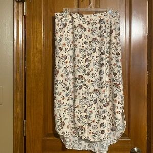 Midi floral skirt | L